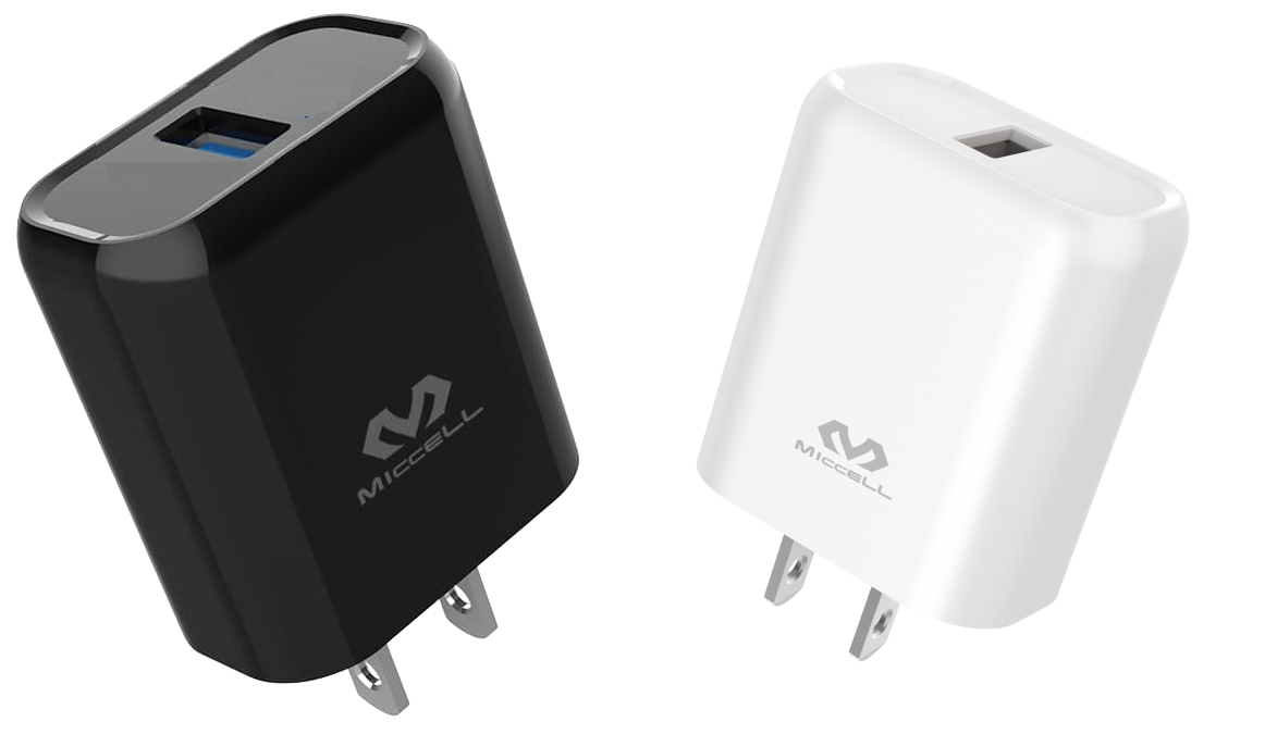 S342 Miccell Single Port Wall Charger (VQ-T05) Unpacked 1pc